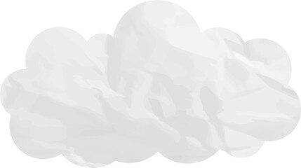 Fototapeta na wymiar cloud paper art