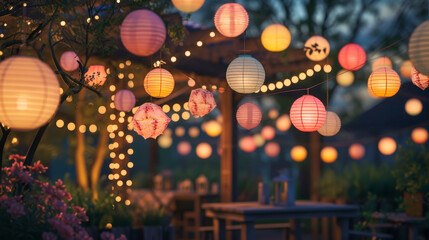 light, lantern, decorative, lamp, celebrate, red, night