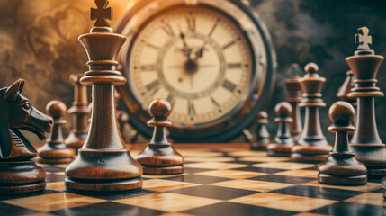 chess pieces on a chessboard