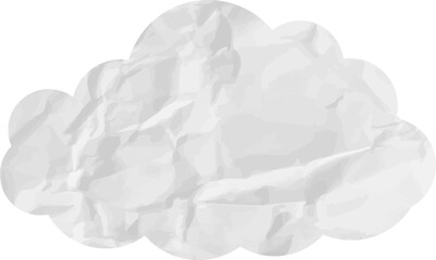 cloud paper art