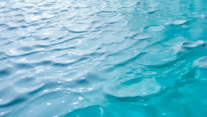 Blue wave background wallpaper, water ripples, natural drops, water splashes, beautiful realistic background of sea or ocean, nature concept.