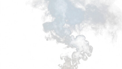 swirling movement of white smoke group