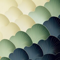 olive, darkslateblue, seashell gradient soft pastel line pattern vector illustration