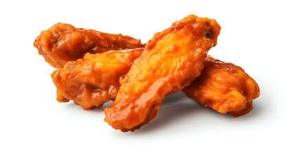 buffalo wings isolated on white background