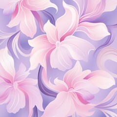 Fototapeta na wymiar orchid gradient soft pastel silk wavy elegant luxury flat lay pattern vector illustration