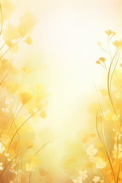 palegoldenrod soft pastel gradient modern background with a thin barely noticeable floral