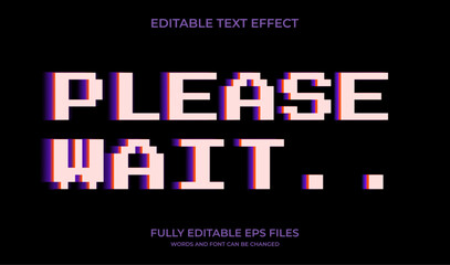 rgb effect gradient blur pixel editable text effect
