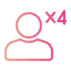 portions gradient icon