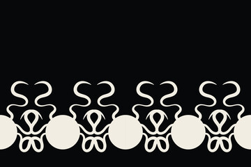 Traditional Ethnic ikat motif fabric pattern geometric style.African Ikat embroidery Ethnic oriental pattern black background wallpaper. Abstract,vector,illustration.Texture,frame,decoration.