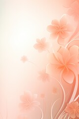 peachpuff soft pastel gradient modern background with a thin barely noticeable floral ornament