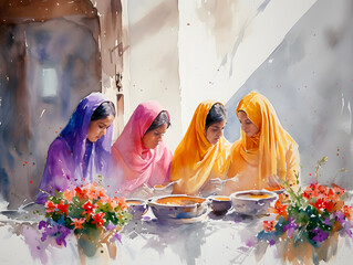 ramadan kareem background vector graphics  illustration