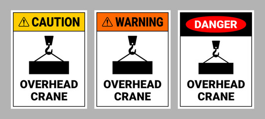 Overhead crane sign collection