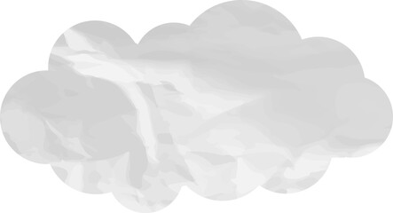 cloud paper art, wrinkled grunge weather.
