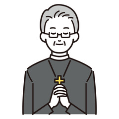 牧師の男性イラスト