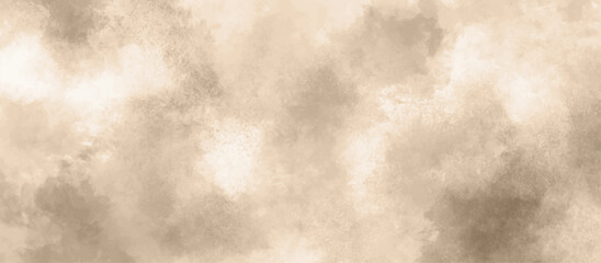 abstract brown stains on white paper paint background texture .Light brown concrete background texture wallpaper . old grunge paper texture design and Vector design in illustration. Vintage texture.