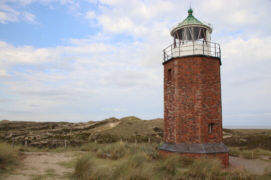Sylt, Leuchtturm Quermarkenfeuer bei Kampen