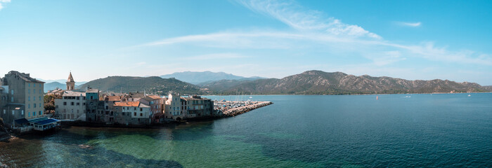 Visit of Saint Florent in Corsica in the heart of the village and the port