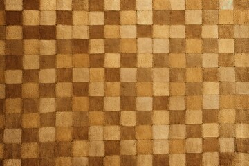 Gold square checkered carpet texture