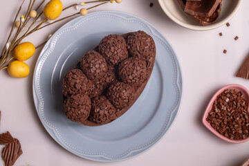Brazilian gourmet easter egg concept