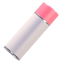 Realistic spray can isolated on transparent background.fit element for scenes project.
