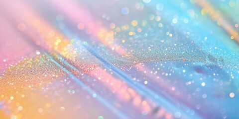 abstract background of pink and blue fabric with bokeh effect - obrazy, fototapety, plakaty