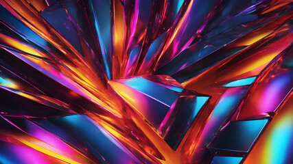 Unleash the elegance of prismatic tones in this ultra-realistic abstract background. Kodak 400-inspired hues meet box bright lightning to form a cinematic spectacle that adds a touch of sophistication