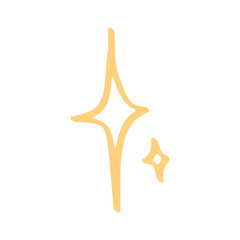 golden star isolated