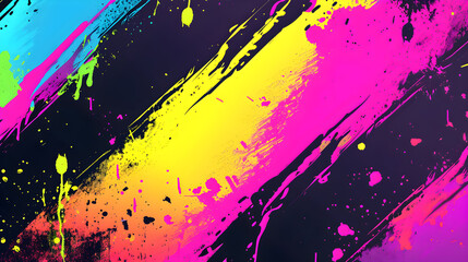 Abstract background with bright colors, free pattern in punk style.