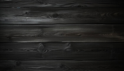 Old wooden table with striped wallpaper as backdrop generated by AI