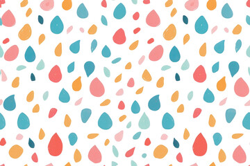 Seamless Pastel Spring Pattern Background