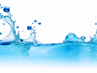 water splash isolated on white background