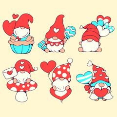 Valentine Gnome Character