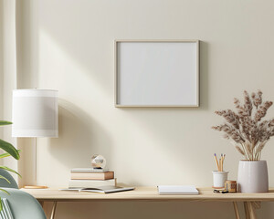 Obraz na płótnie Canvas wall art frame office interior design