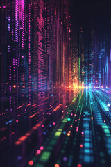 A modern minimal abstract background. Artificial Intelligence, Crypto Currency, Stock Exchange, Future Forecast. Background image. Created with Generative AI technology