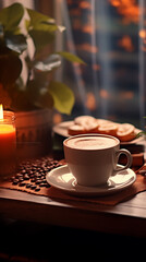 Obraz na płótnie Canvas Delicious and fragrant coffee pictures 