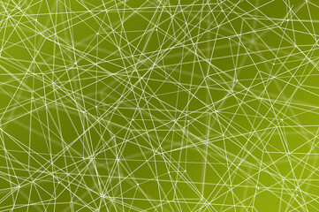 Abstrakter Hintergrund mit einem komplexen Netzwerk von Linien und Verbindungen