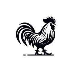 Fototapeta na wymiar Wearing Rooster Boots Vactor illustration use logo, t-shirt