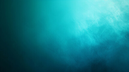 Gradient background ranging from light teal to deep blue. - obrazy, fototapety, plakaty