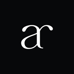 Lowercase AR Monogram Logo