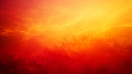 Obraz na płótnie Canvas Gradient background transitioning from a sunrise orange to crimson.