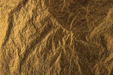 Texture Of Gold Foil Shiny Glitter Background