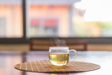 Korean traditional tea on the table