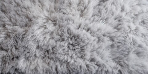 Gray plush carpet