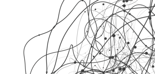 Concept of AI technology, Motion of digital data flow.