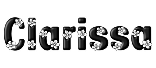 La rissa - white color - written with engraved typical Hawaiian hibiscus flowers- ideal for websites, e-mail, sublimation greetings, banners, cards, t-shirt, sweatshirt, prints, cricut,
 - obrazy, fototapety, plakaty