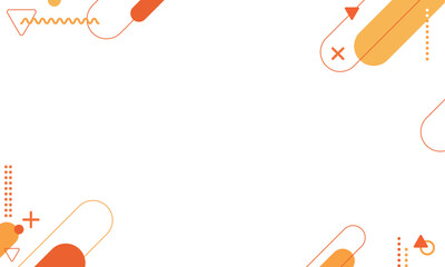 orange geometric background