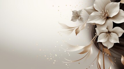 Sophisticated beauty background with a touch of elegance