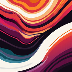 Colorful Wave Abstract Artistic Design Pattern Texture