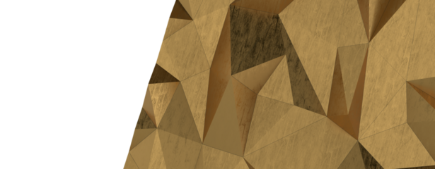gold polygon geometric abstract background