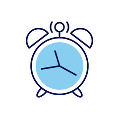 Alarm Clock related vector icon. Isolated on white background. Vector illustration